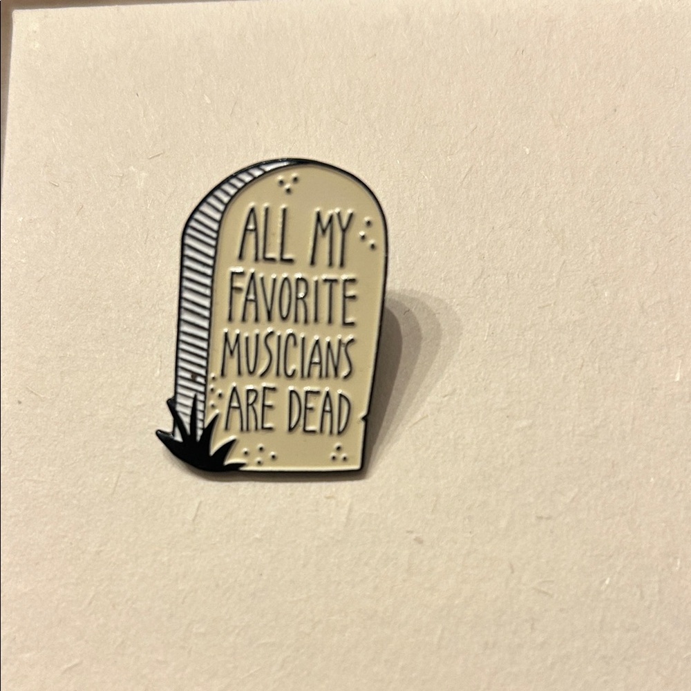 FREE WITH PURCHASE - Tombstone Enamel Pin